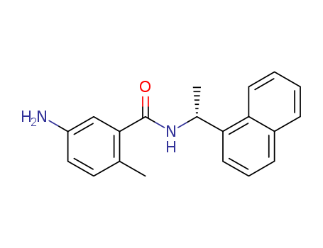 5-Amino-2-methyl-N-(1R-naphthalen-1-yl-ethyl)-benzamide