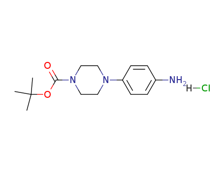 tert-butyl 4-(4-aminophenyl)piperazine-1-carboxylate hydrochloride