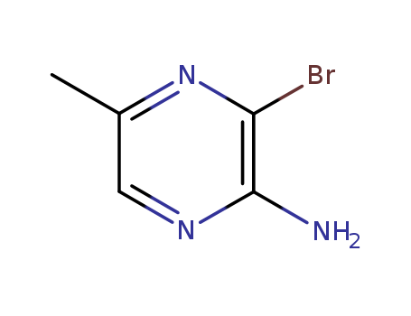 2-Pyrazinamine, 3-bromo-5-methyl-