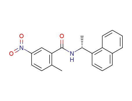 2-Methyl-N-(1R-naphthalen-1-yl-ethyl)-5-nitro-benzamide