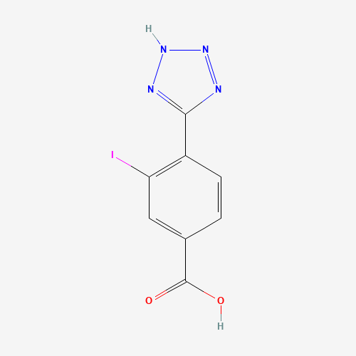 3-iodo-4-(1H-tetrazol-5-yl)benzoic acid