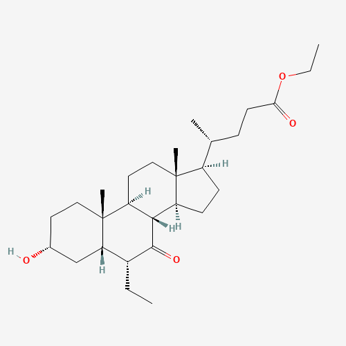 (R)-ethyl 4-((3R,5S,6R,8S,9S,10S,13R,14S,17R)-6-ethyl-3-hydroxy-10,13-dimethyl-7-oxohexadecahydro-1H-cyclopenta[a]phenanthren-17-yl)pentanoate