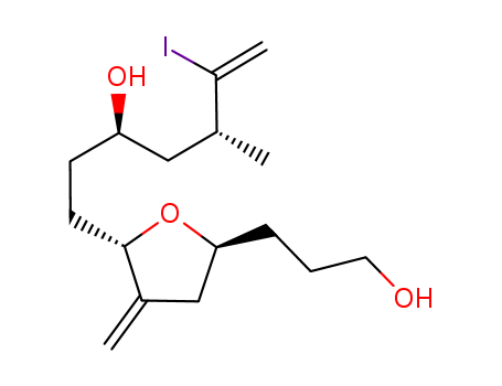 (3R,5R)-1-((2S,5S)-5-(3-hydroxypropyl)-3-methylenetetrahydrofuran-2-yl)-6-iodo-5-methylhept-6-en-3-ol