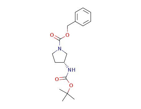 R-1-CBZ-3-BOC-amino pyrrolidine