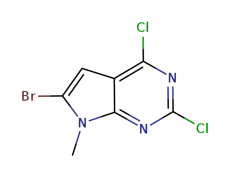 6-bromo-2,4-dichloro-7-methyl-7H-pyrrolo[2,3-d]pyrimidine