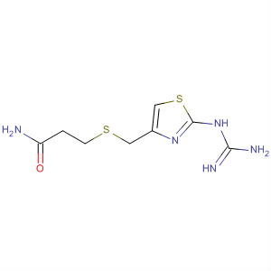 3-(((2-((diaminomethylene)amino)thiazol-4-yl)methyl)thio)propanamide