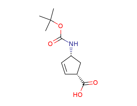 (1S,4R)-4-(tert-butoxycarbonylamino)cyclopent-2-enecarboxylic acid