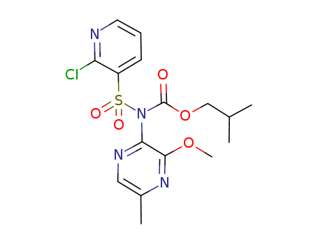 isobutyl 2-chloropyridin-3-ylsulfonyl(3-methoxy-5-methylpyrazin-2-yl)carbamate