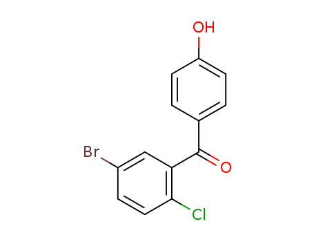 (5-bromo-2-chlorophenyl)(4-hydroxyphenyl)methanone