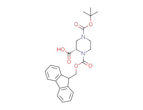 (S)-1-Fmoc-4-Boc-piperazine-2-carboxylic acid