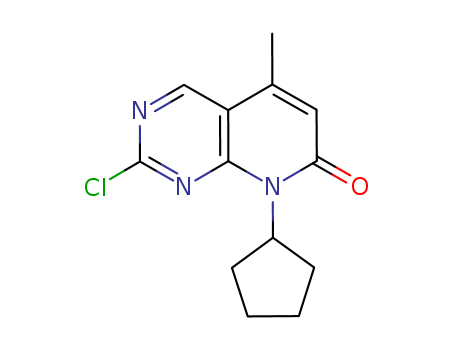 2-chloro-8-cyclopentyl-5-methylpyrido[2,3-d]pyrimidin-7(8H)-one