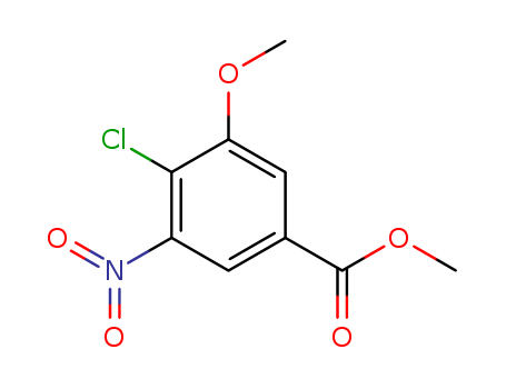 METHYL 4-CHLORO-3-METHOXY-5-NITROBENZENECARBOXYLATE