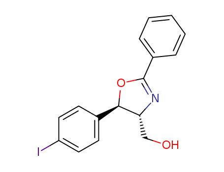 ((4R,5R)-5-(4-iodophenyl)-2-phenyl-4,5-dihydrooxazol-4-yl)methanol