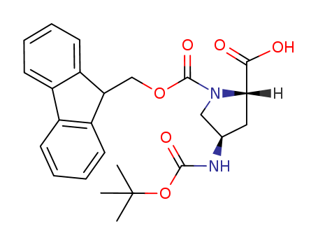 (2S,4R)-4-Boc-amino-1-Fmoc-pyrrolidine-2-carboxylic acid