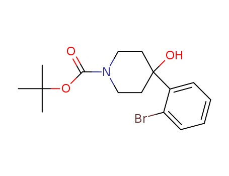 tert-butyl 4-(2-bromophenyl)-4-hydroxypiperidine-1-carboxylate