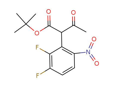 tert-butyl 2-(2,3-difluoro-6-nitrophenyl)-3-oxobutanoate