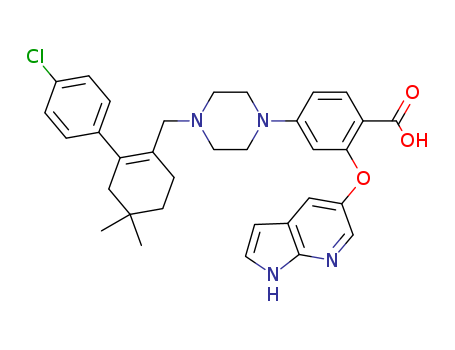 2-((1H-pyrrolo[2,3-b]pyridin-5-yl)oxy)-4-(4-((4'-chloro-5,5-dimethyl-3,4,5,6-tetrahydro-[1,1'-biphenyl]-2-yl)methyl)piperazin-1-yl)benzoic acid