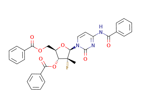 (2'r)-n-benzoyl-2'-deoxy-2'-fluoro-2'-methylcytidine 3',5'-dibenzoate