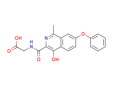 (4-hydroxy-1-methyl-7-phenoxyisoquinoline-3-carbonyl)glycine