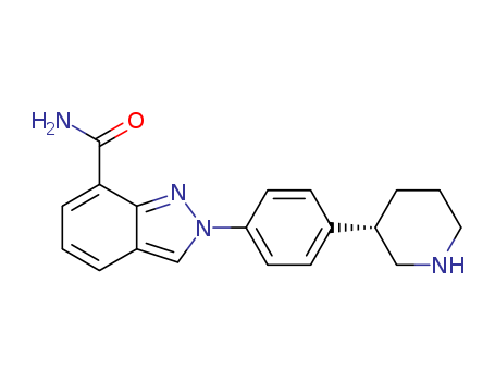 (S)-2-(4-(piperidin-3-yl)phenyl)-2H-indazole-7-carboxamide