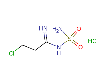 (Z)-3-chloro-N'-sulfamoylpropanimidamide hydrochloride