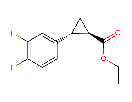 (1R,2R)-ethyl 2-(3,4-difluorophenyl)cyclopropanecarboxylate