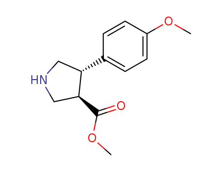 Trans-methyl 4-(4-methoxyphenyl)pyrrolidine-3-carboxylate