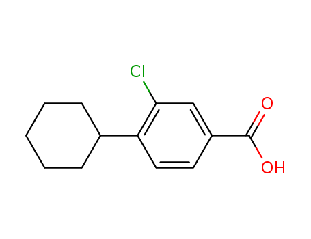 3-chloro-4-cyclohexylbenzoic acid