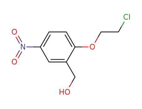 (2-(2-chloroethoxy)-5-nitrophenyl)methanol