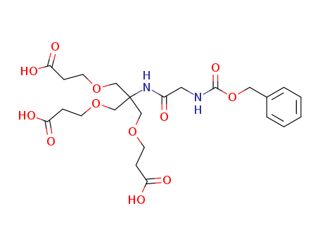 8,8-bis((2-carboxyethoxy)methyl)-3,6-dioxo-1-phenyl-2,10-dioxa-4,7-diazatridecan-13-oic acid