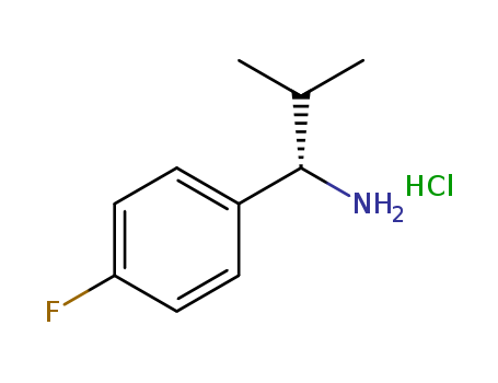 (1S)-1-(4-FLUOROPHENYL)-2-METHYLPROPYLAMINE-HCl