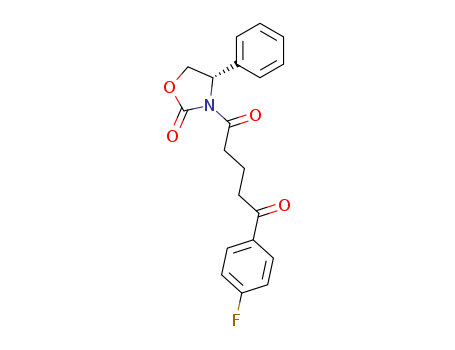 (S)-1-(4-fluorophenyl)-5-(2-oxo-4-phenyloxazolidin-3-yl)pentane-1,5-dione