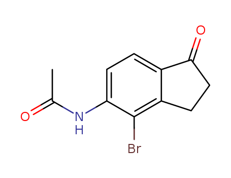 4-BROMO-5-ACETAMIDOINDANONE