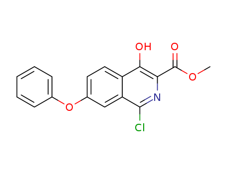 methyl 1-chloro-4-hydroxy-7-phenoxyisoquinoline-3-carboxylate