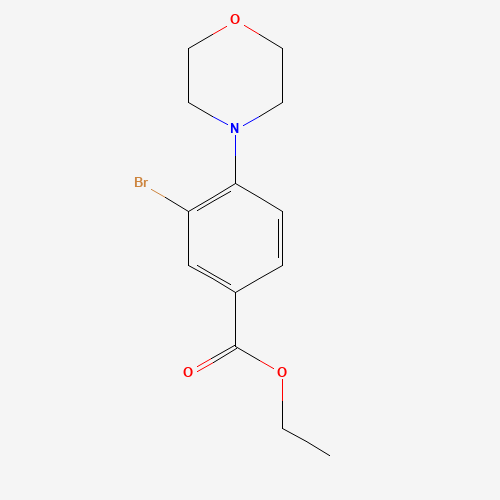 ethyl 3-bromo-4-morpholinobenzoate