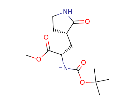 methyl (S)-2-((tert-butoxycarbonyl)amino)-3-((S)-2-oxopyrrolidin-3-yl)propanoate