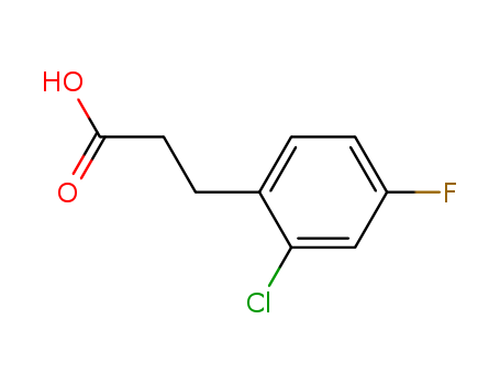 3-(2-CHLORO-4-FLUORO-PHENYL)-PROPIONIC ACID