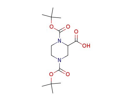 1,4-di-Boc-piperazine-2-carboxylic acid