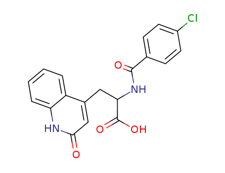 (S)-4-(4-chlorophenyl)-2-methyl-4-oxo-2-((2-oxo-1,2-dihydroquinolin-4-yl)methyl)butanoic acid