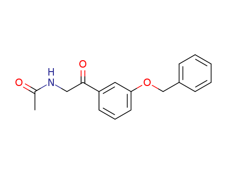 N-(2-(3-(benzyloxy)phenyl)-2-oxoethyl)acetamide