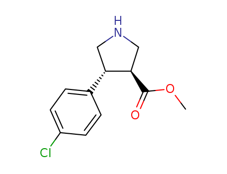 Trans-methyl 4-(4-chlorophenyl)pyrrolidine-3-carboxylate-HCl