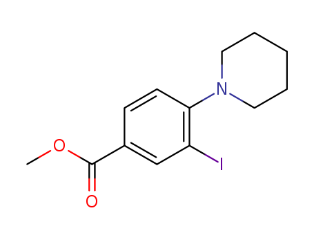 methyl 3-iodo-4-(piperidin-1-yl)benzoate