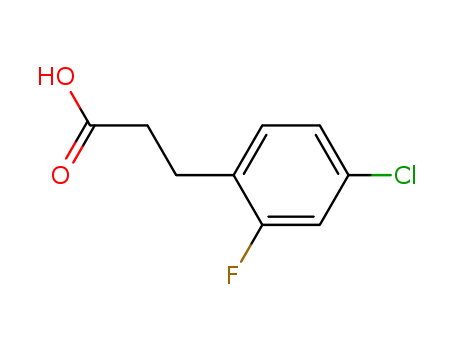 3-(2-FLUORO-4-CHLORO-PHENYL)-PROPIONIC ACID