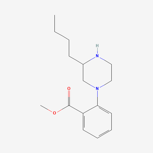 methyl 2-(3-butylpiperazin-1-yl)benzoate