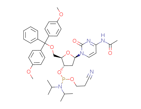 (2R,3S,5R)-5-(4-acetamido-2-oxopyrimidin-1(2H)-yl)-2-((bis(4-methoxyphenyl)(phenyl)methoxy)methyl)tetrahydrofuran-3-yl (2-cyanoethyl) diisopropylphosphoramidite