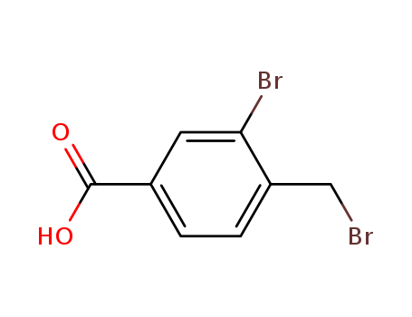 3-bromo-4-(bromomethyl)benzoic acid