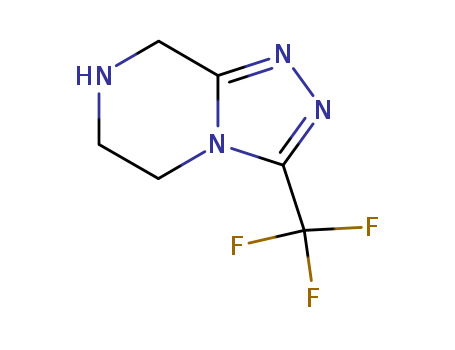 3-(trifluoromethyl)-5,6,7,8-tetrahydro-[1,2,4]triazolo[4,3-a]pyrazine 