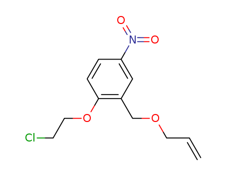 2-(allyloxymethyl)-1-(2-chloroethoxy)-4-nitrobenzene