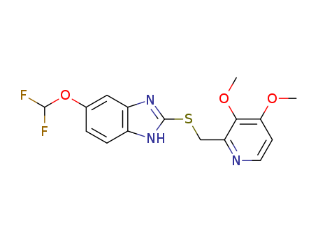 6-(difluoromethoxy)-2-((3,4-dimethoxypyridin-2-yl)methylthio)-1H-benzo[d]imidazole