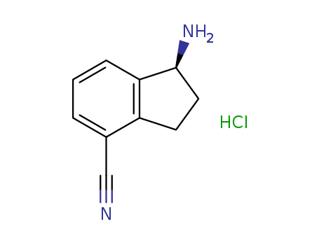 (S)-1-amino-2,3-dihydro-1H-indene-4-carbonitrile-HCl